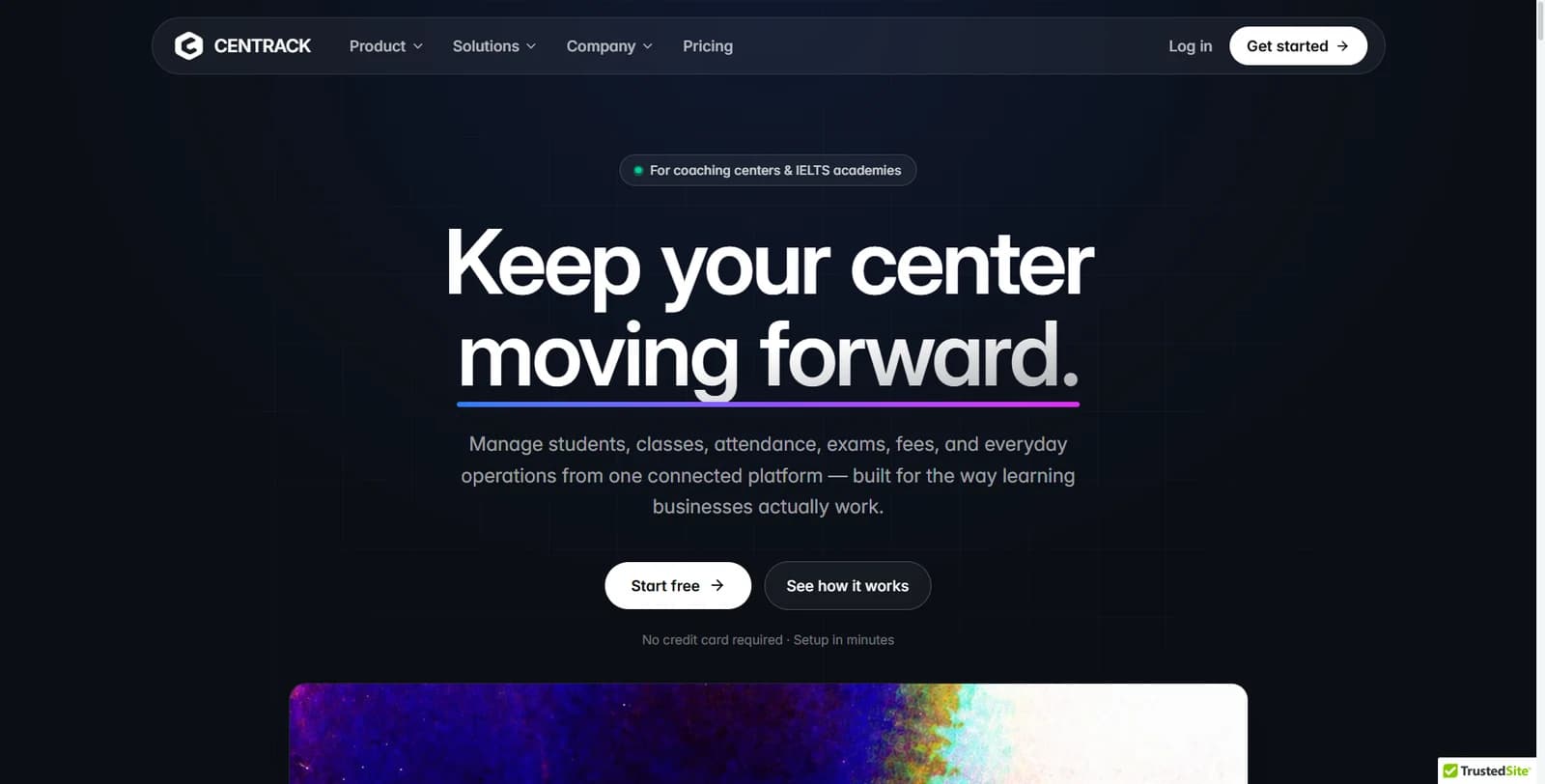 Centrack Global IELTS SaaS Platform